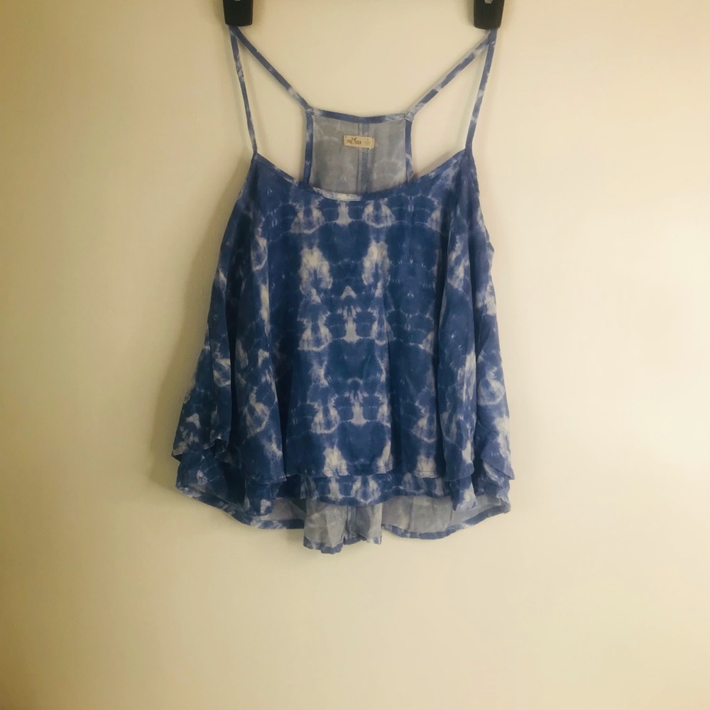 Hollister Tie Dyed Cropped Tank S